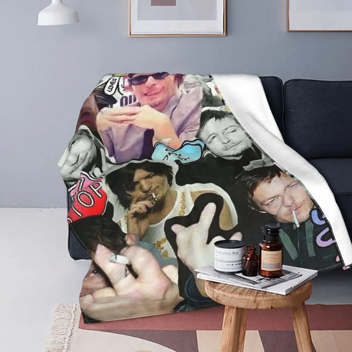 

Плед Ходячие мертвецы, страшный фильм, страшный Дэрил, портативные теплые Пледы для дивана, спальни, пледы