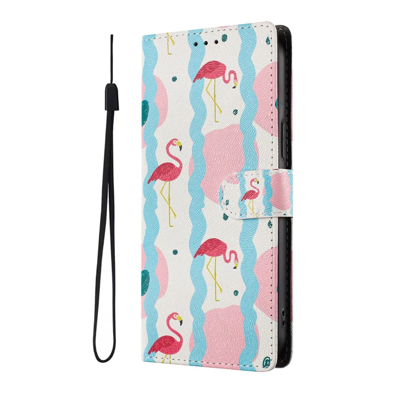 Cute Cartoon Cat Flip Wallet Phone Case Cover