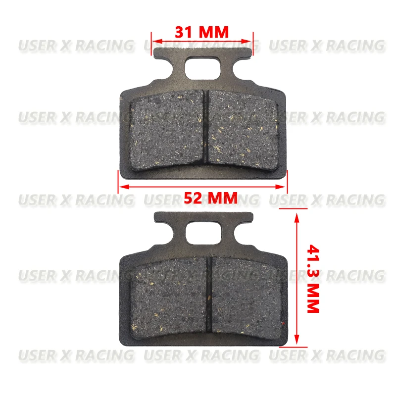 USER-X Universal motorcycle disc brake pad Brakes Front Rear Disc Brake Pads block Shoes AB pump honda scooter X men Yadea