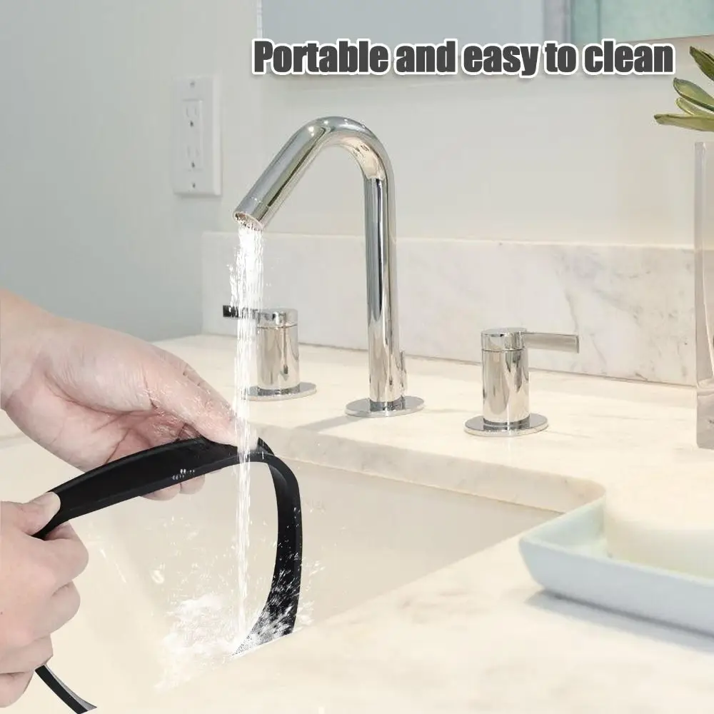 DIY Haircuts Curved Silicone Haircut Band Neckline Guide Shaping Styling Styler Ruler for Men Adjustable Hair Styling Tool