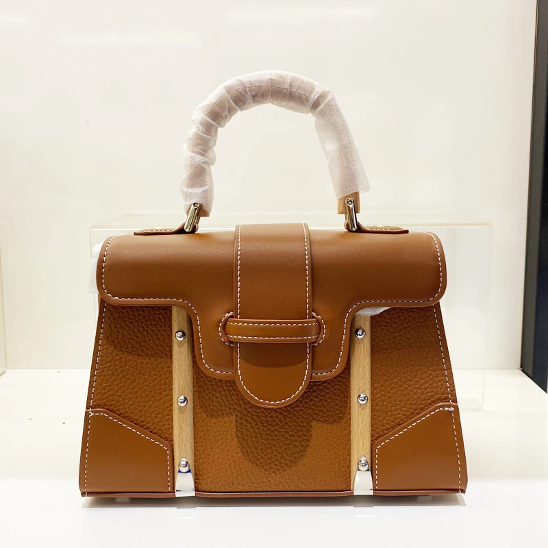 أكياس مربع كلاسيكية للنساء حقائب اليد المصممة الفا...