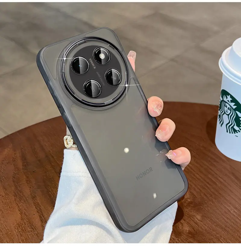 All-Inclusive Transparent TPU Case with Lens Film Cover