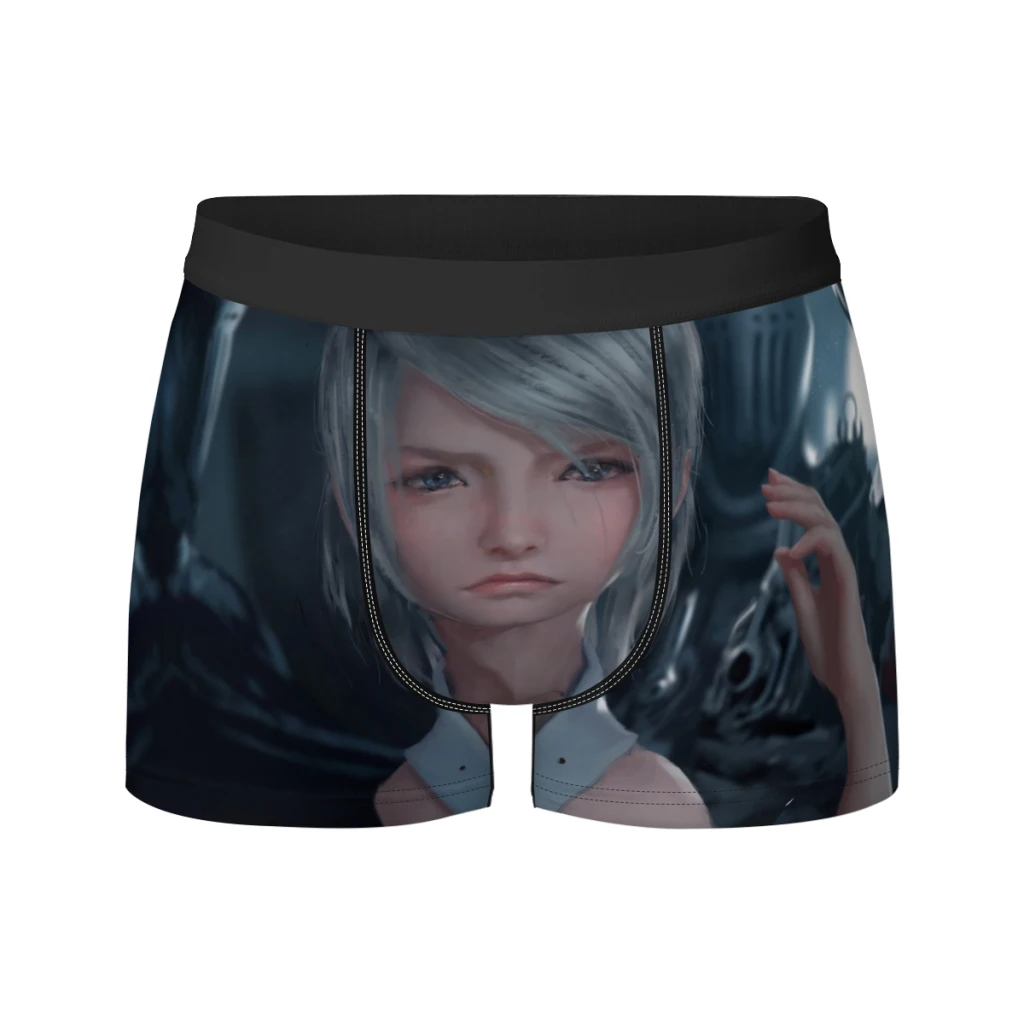 thumbnail image 1 of F-Final-Fantasy-XV Ropa interior de seda de leche para hombre Calzoncillos tipo bóxer para hombre Bragas para hombre Calzoncillos tipo bóxer cortos, 1 of 5