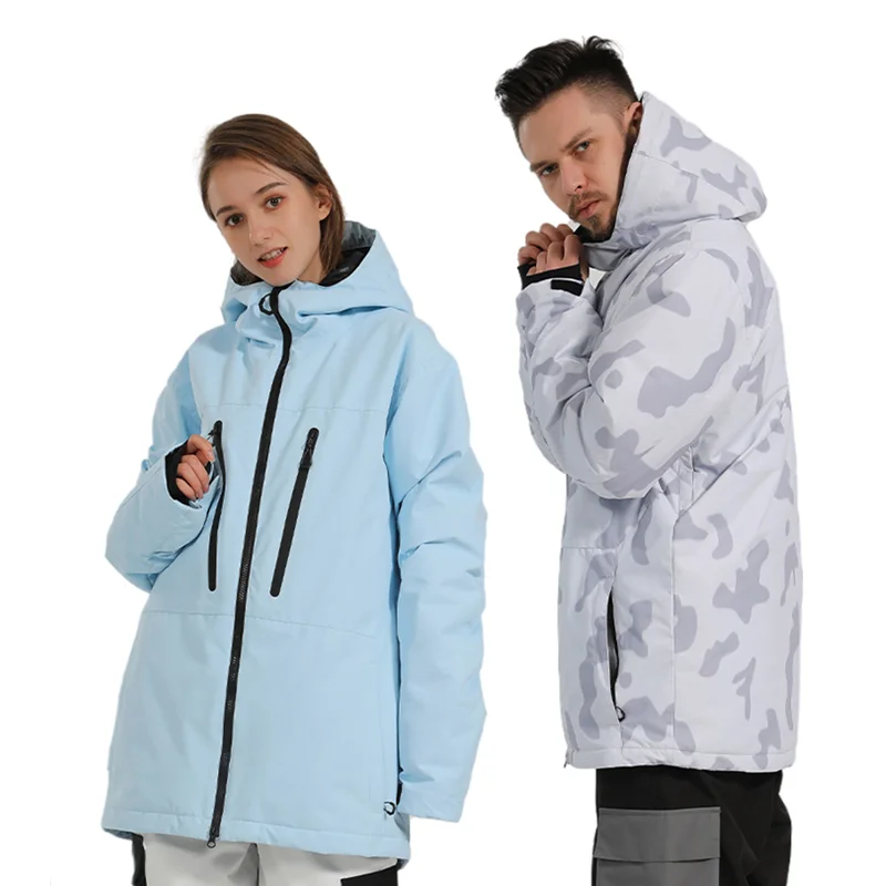 

New Winter Ski Jacket Oversize Outdoor Men Women Warm Windproof Waterproof Ski Snowboard Jacket Breathable Snow Coat Unisex