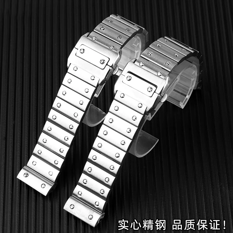 Cadena de reloj de acero inoxidable de alta calidad para Cartier