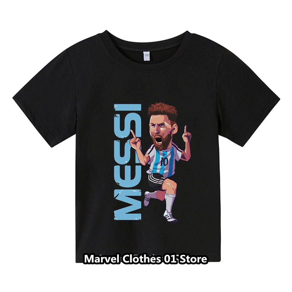 thumbnail image 1 of Camisetas con gráficos geniales del título de Lionel y Messi de la selección argentina de fútbol de 2024, 1 of 4