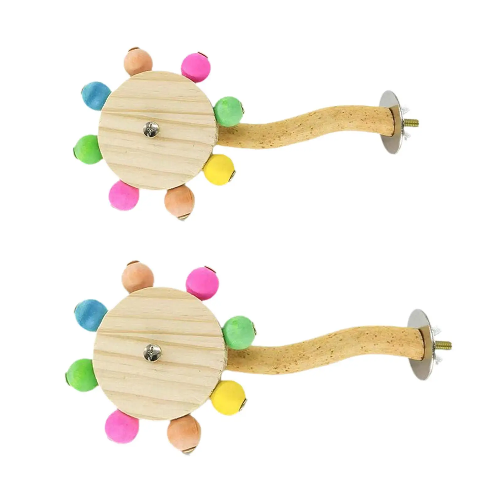 Colourful Parrot Toy Activity Wood Perch Parrot Colorful Toy for Budgerigar Colourful Parrot Toy Activity Wood Perch Parrot Colorful Toy for Budgerigar