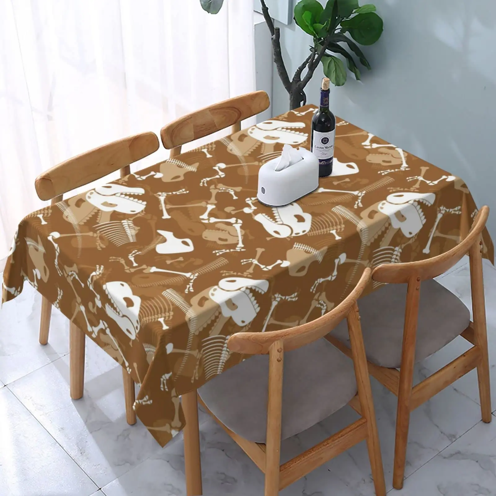 

Rectangular table waterproof table cloth Picnic table cloth 54 x 72 inch washable camping table cloth polyester