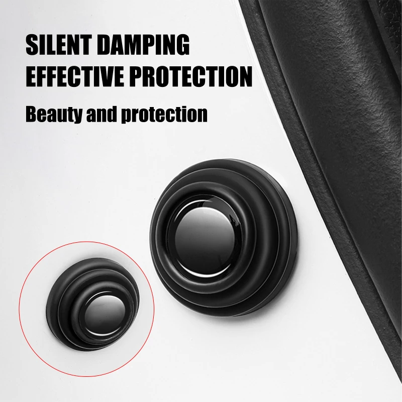 Silicone Car Door Shock Stickers shock absorber buffer shock absorber cushion Absorber Shock Pad Switch Buffer Absorber Automotive Exterior Accessories Decors 10pcs
