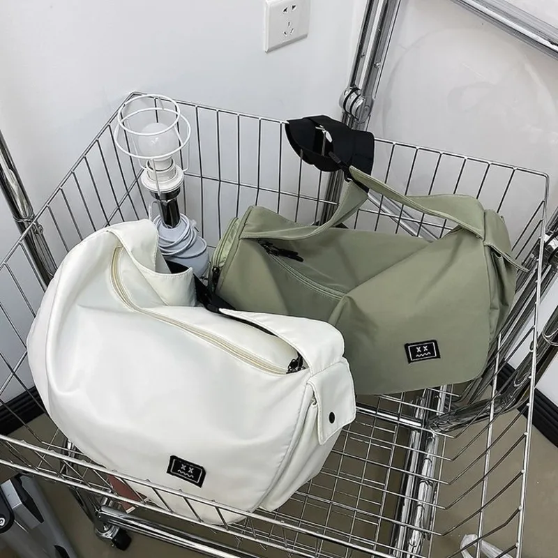 2024 New Women Sports Yoga Fitness Swimming Women's Large Capacity Luggage Bag Travel Skew Straddle Backpack Men's Couple