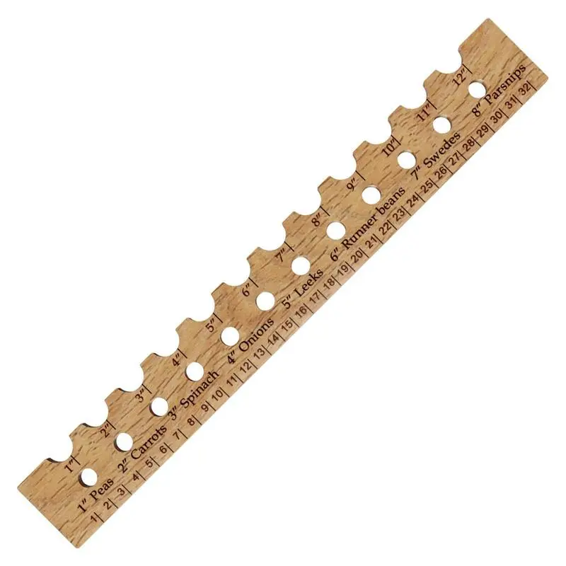 

Foot Gardening Tool Planting Template Tool Reusable Wood Planting Spacer Planting Tool For Gardens Outdoor Raised Garden Beds