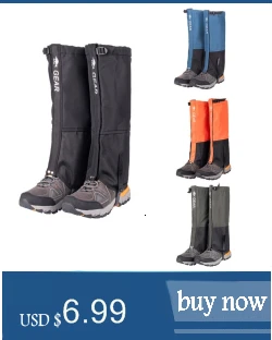 Ghette Impermeabili Per Escursionismo - Regolabili, Traspiranti | Protezione Gambe Da Neve, Fango | Nero - Foto 5