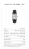 Sanda 1108 New Roman Scale Couple Quartz Watch Belt Fashionable Trend Waterproof Simple Creative Quartz Men's and Women's Watch 5