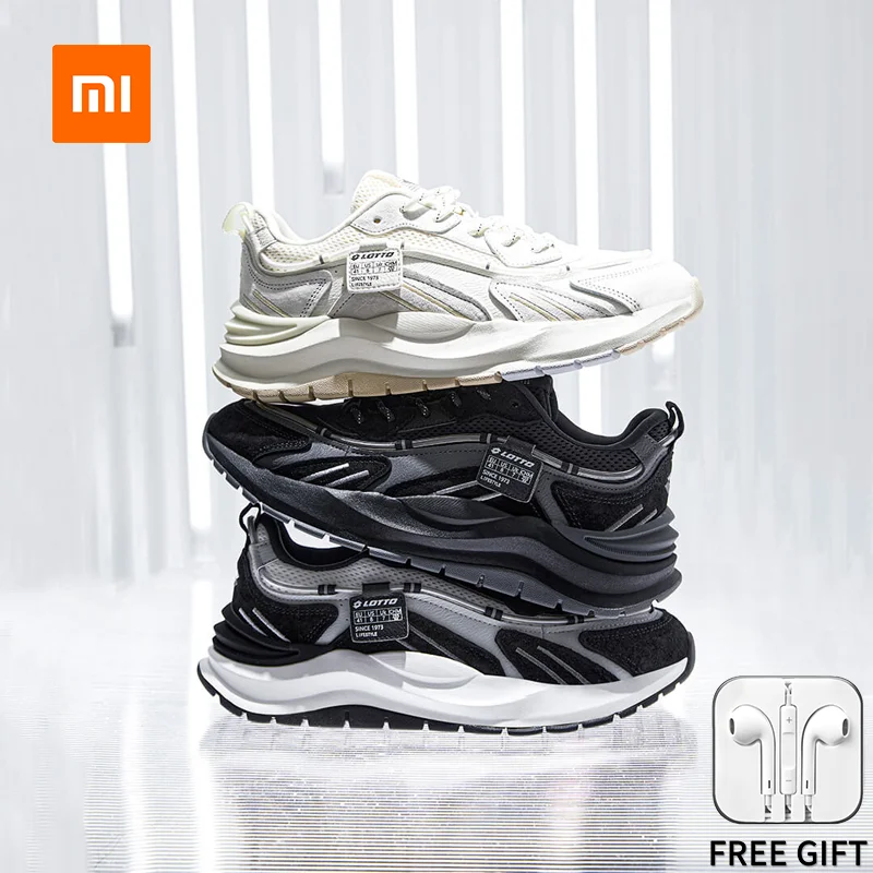 

Xiaomi Youpin Кроссовки мужские в стиле ретро, повседневная Легкая сетчатая ткань, влагопоглощение, вентиляция, износостойкость, удобные