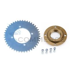 Electric Scooter Rear Wheel Sprocket Chain Drive Gear & Freewheel Adapter (44T)
