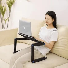 

Best Notebook Computer Stand Foldable Lifting Table Top Storage Shelf Multifunctional Lazy ShelfFor Laptop