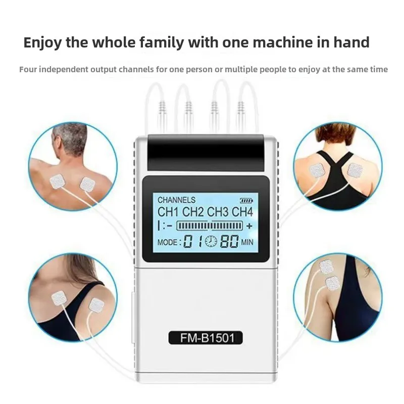New Needle and Thread Style Socket Sticker 36 Mode Charging Pulse 7000 Therapy Massager Tens Muscle Stimulator
