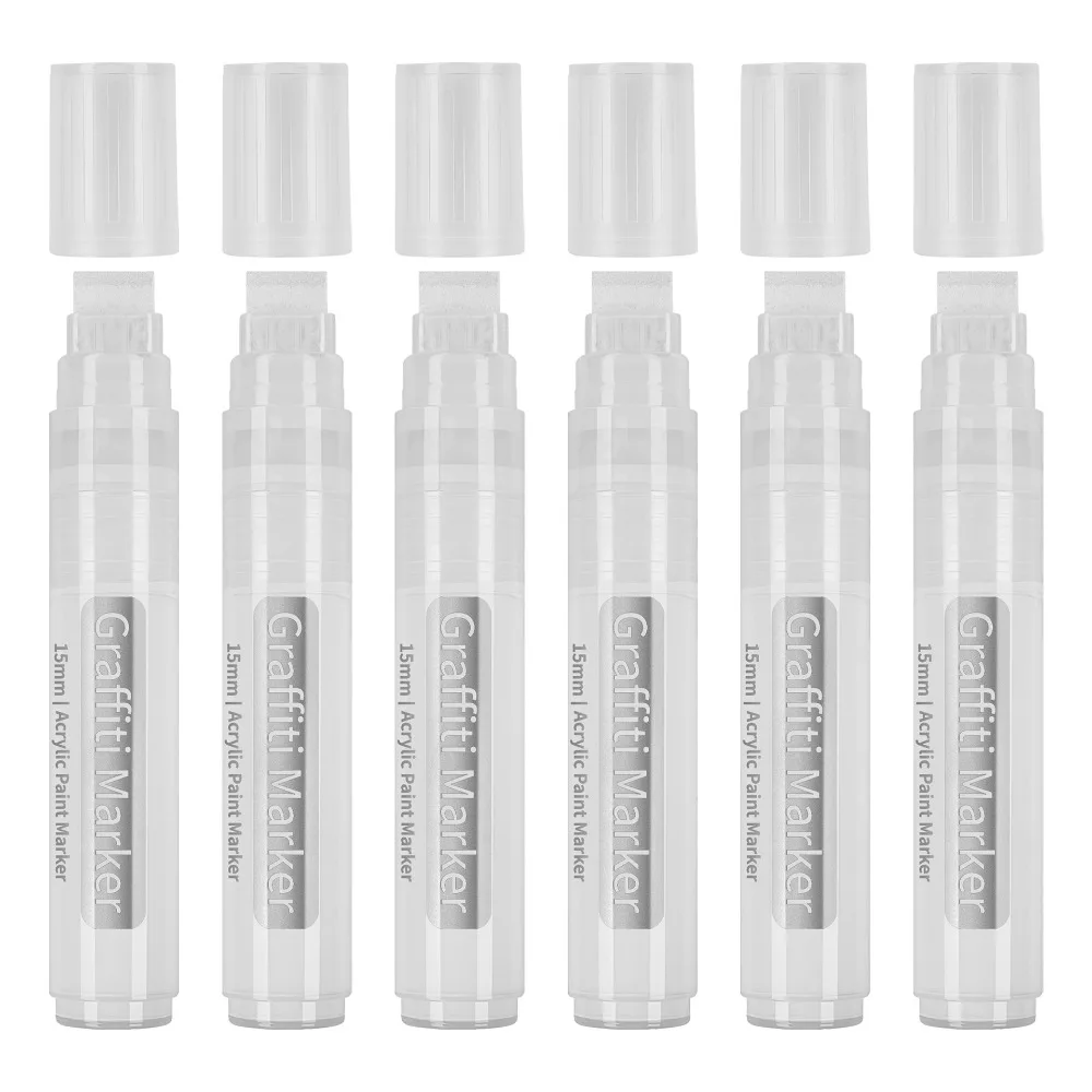 Marker 15mm Wide Tip Large Acrylic Paint Pens for Drawing DIY 2