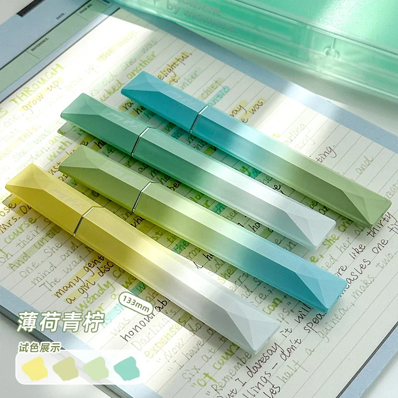 korean stationery art supplies for artist girl painting supplies Hand copy outline pen Aesthetic gradient cute pens highlighter