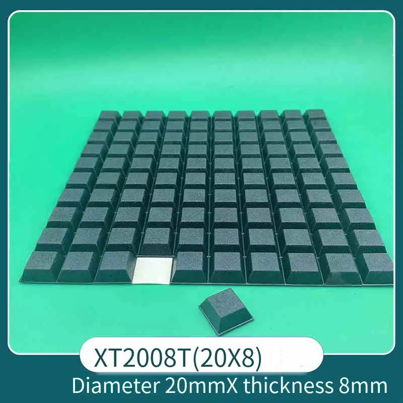 20x20x8mm Rubber Bumper Stop Non-slip Self-Adhesive Feet Door Buffer Pad For Home Furniture Accessories