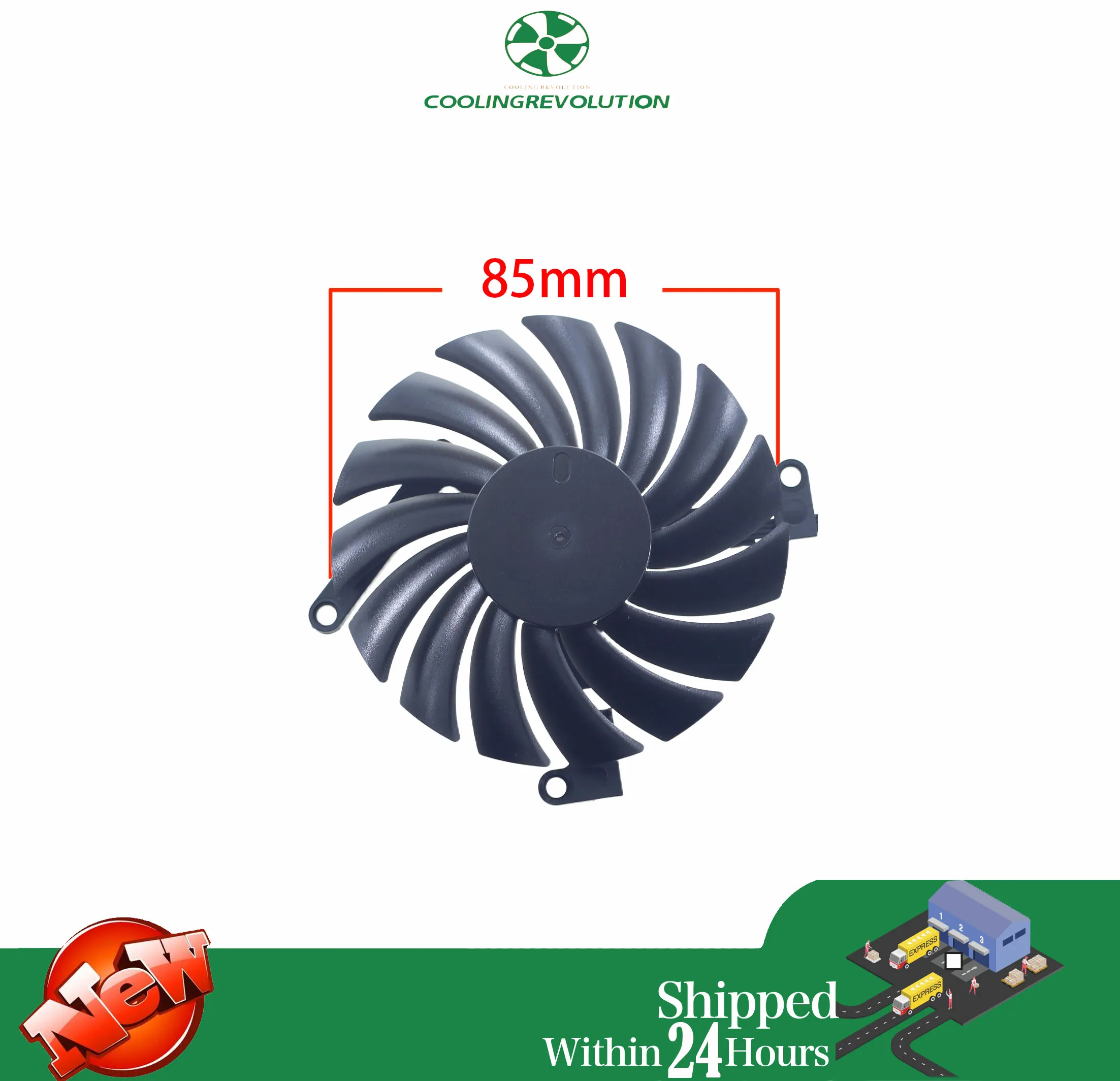 85MM FSH9010B Graphics Card Cooling Fan For PNY GeForce RTX 3060