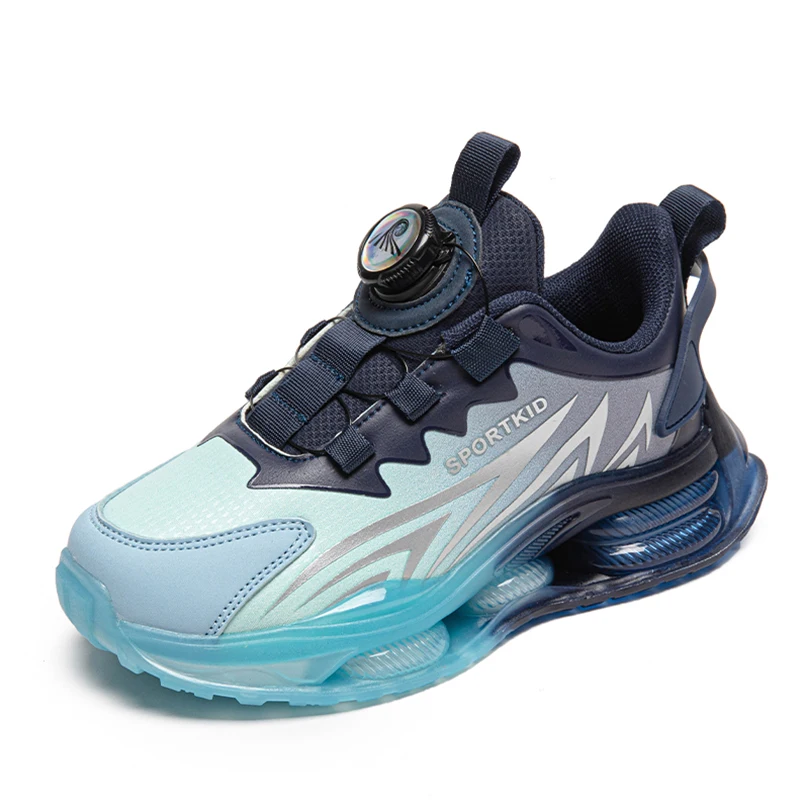 Boys Sports Sneakers Kids Athletic Shoes Outdoor Running Tennis Basketball Casual Walking Footwear Non-slip Size 29-39 - 4