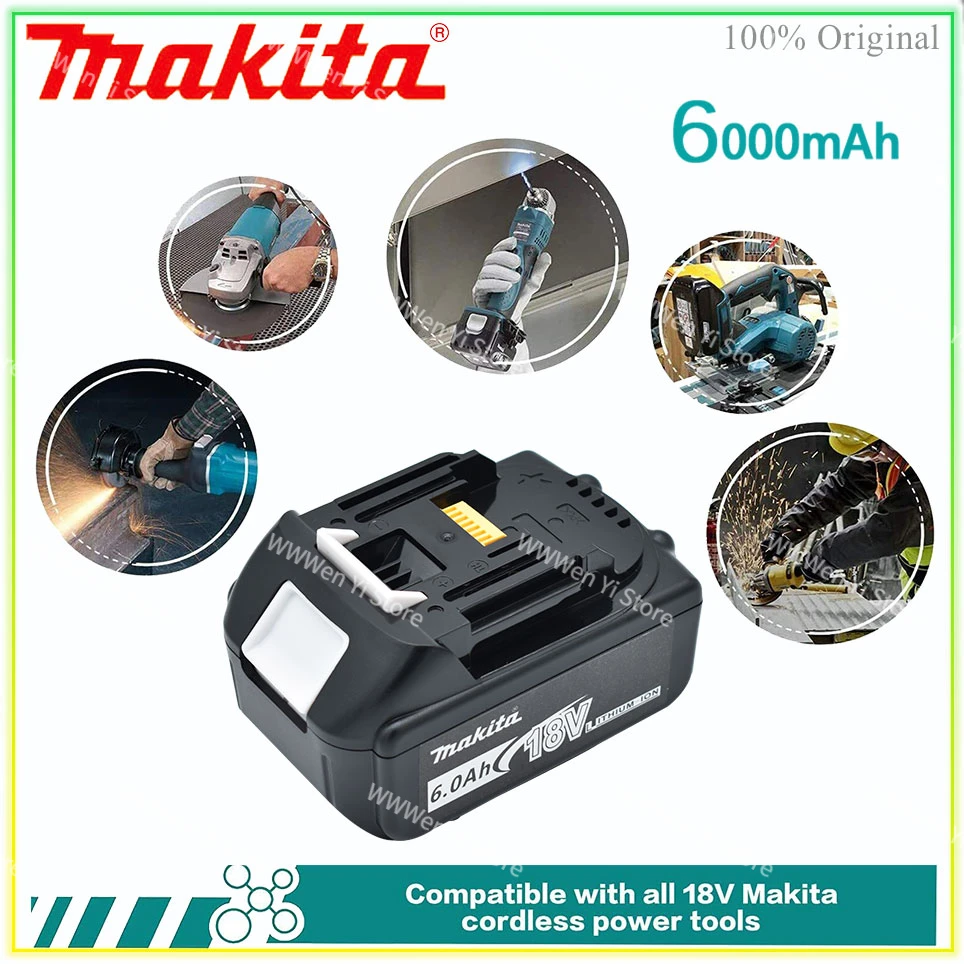 

Makita 100% оригинальный 18 в Ач со стандартной литий-ионной заменой BL1850 BL1860B BL1860 Makita аккумуляторная батарея для электроинструмента