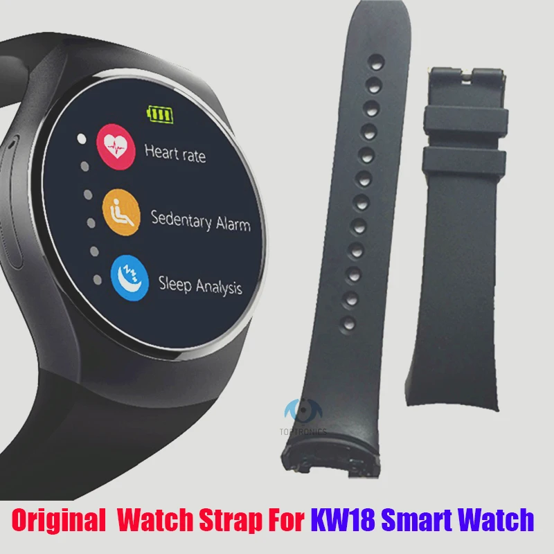Original Kw18 Smart Ver Strap Pulseira de Silicone Cinto de Relógio de Pulso Direto da Fábrica 100 Original Moda Strap para Kingwear Telefone