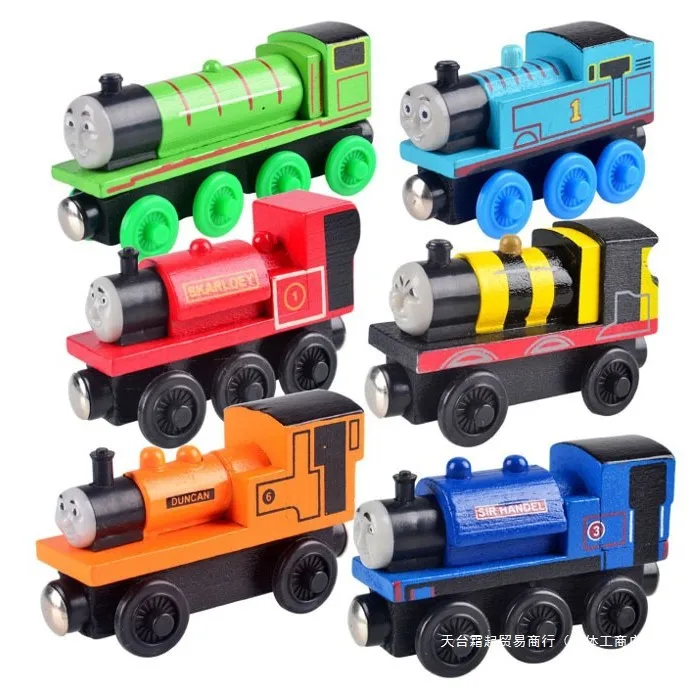 Wooden Thomas & Friends Trains Magnetic Track Boys Toys Railway Molley Lady Diesol Oliver Donald Emily James Educational Gift - Image 4