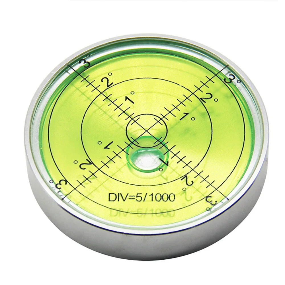 

1pcs 60mm Horizontal Bubble Level High Precision Environmental Bulls Eye Spirit Level Accessories For Measuring Instrument