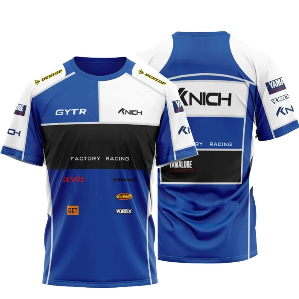 Men's 3d Printed Motorcycle Team T-shirt Quick-drying Breathable_voghion.com