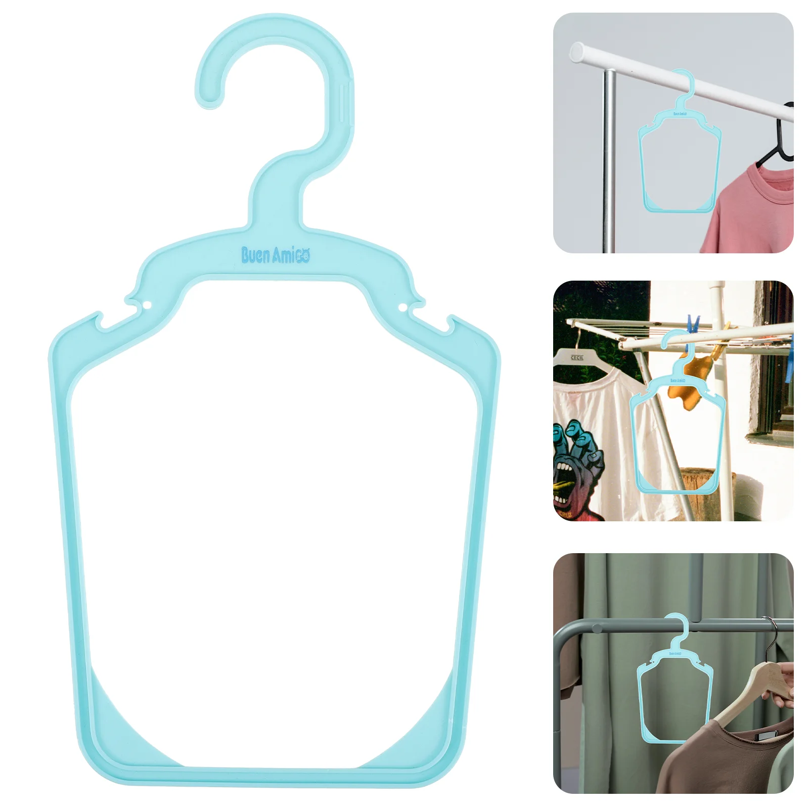 

10 Pcs Dog Clothes Drying Rack Pet Clothing Hanger Small Portable Plastic Hangers