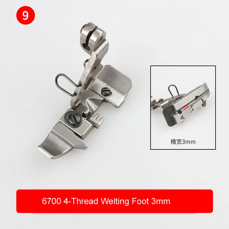 ARAMOX Accessoires Pour Machine à Coudre Ensemble De Pied-de-biche 6 Pièces Pour SINGER 14U