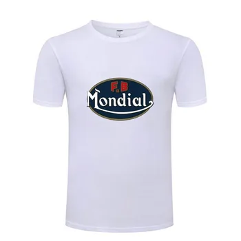 FB Mondial Flat Track HPS 125 300 Hipster Imola SMT SMX 125 Enduro 티셔츠 코튼 여름 반팔 라운드 넥 티셔츠 남성용