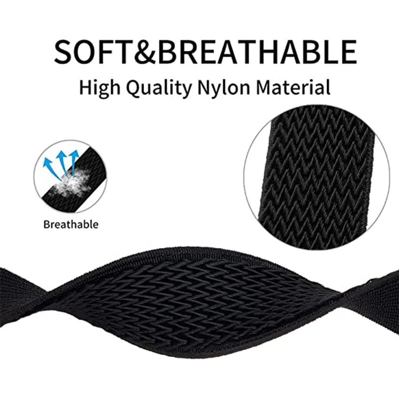Essidi-cinta Elástica de Nylon para Garmin Fenix Pulseira de Relógio Esportivo Laço para Garmin Fenix 7s 6s Pro 5s Plus Fecho 20 mm - Image 2