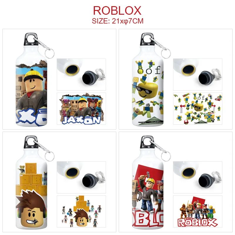 

Virtual World Roblox Game Sports Water Cup Aluminum Jug Water Cup Student Large-capacity Cup Leak-proof Drinking Cup