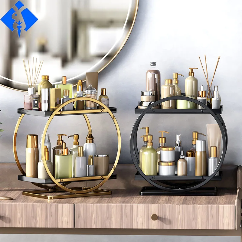 

Органайзер для косметики, держатель для хранения косметики, товары для ухода за кожей дома, комод для ванной, Настольная полка большой емкости для хранения