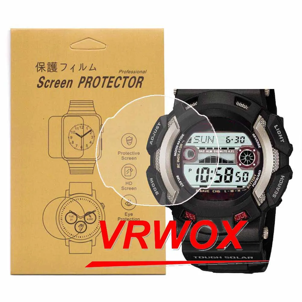 3 Pcs Protector Per Gw-9100 G-9100 Gw-9110 G-9000 Dw-9052 Gw-9300 Gw-9400 Tpu Nano Screen Protector