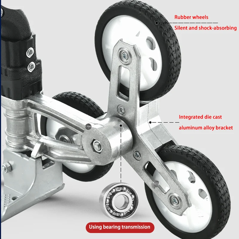 Folding Trolley Multi-function Practical Pulling Tool Cart Home Supermarket Shop Lightweight Beach Terrain Stair Climb Trolley