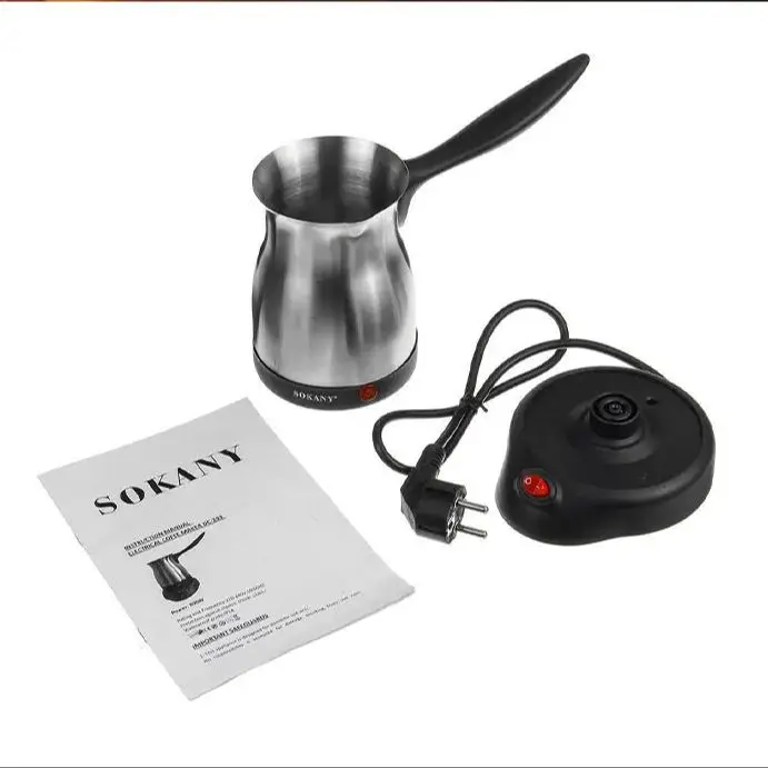 Electric Coffee Maker 500ML Stainless Steel Coffee Pot 600W Turkish Maker Tea and