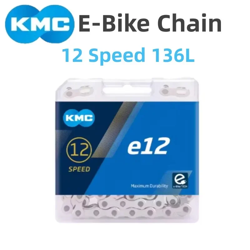 KMC e-Bike E8 E9 E10 E11 E12 Chain 8v 9v 10v 11v 12v Speed 136 Links Anti-rust Electric Sport Bicycle eBike Chains Original box bicycle chain bicycle chains