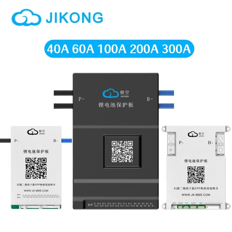 JIKONG JKBMS Smart Active BMS 8S-24S Li-ion/ Lifepo4/ LTO 0.4A-2A Battery Balance Management System 80A 100A 120A 150A 200A 300A image 1