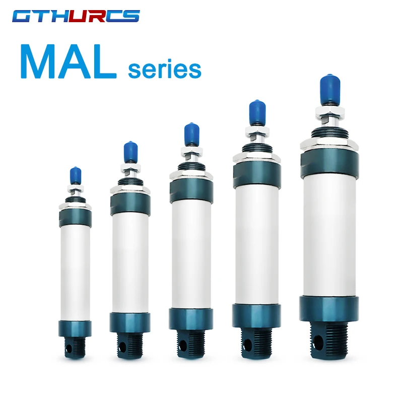 Air Pneumatic Cylinder Double Compressed Air Cylinder MAL Type Mini
