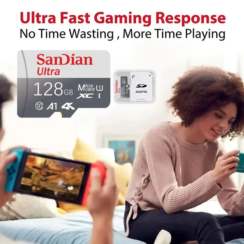 Micro SD Card Original Micro TF SD Card 2TB 1TB A2 U3 Memory Card High Speed 512GB SD 128GB For Nintendo Switch Ps4 Ps5 Game Laptop