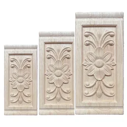 1PC 16-21cm Wood Applique European Style Patch Oval Flower Furniture Home Decoration Accessories Mini Crossbow Craft Figurines
