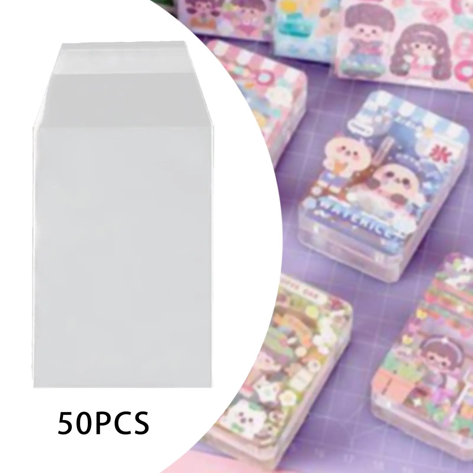 Bgs Cards Protector Sleeves Clear Professional Case Protection Film 50 Pieces