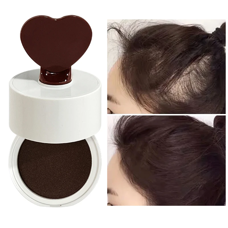 Instantly Cover Up Hairline Powder Black Brown Hair Shadow Powder Waterproof Long Lasting Filling Forehead Hair Concealer Makeup