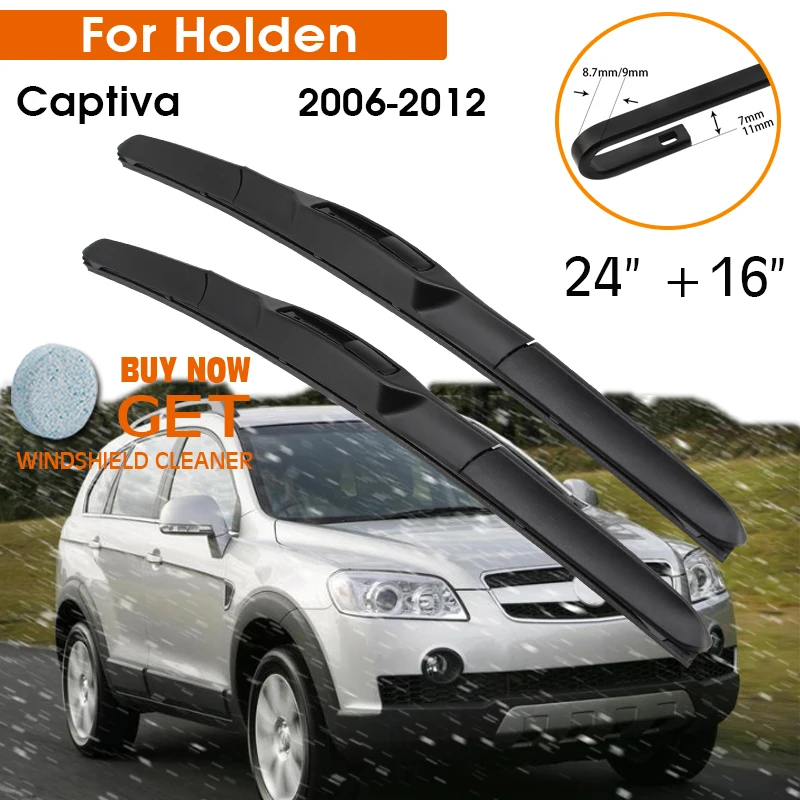 Car Wiper Blade For Holden Captiva 20062012 Windshield Rubber Silicon