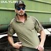 Oulylan Camouflage Shirts Summer Casual Training Shirts Tactical Shirt Hunting Clothes Combat Shirt Multicam Men Summer 1