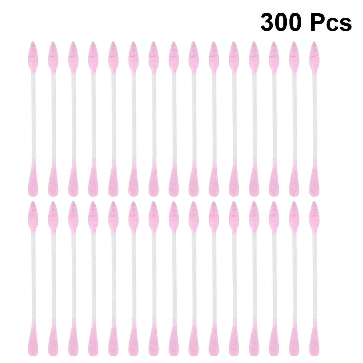 

300 Pcs Makeup Cotton Swabs Disposable Ear Toothpickss Double-head Applicator Compacted Tip Bud Ear Spoon Beauty Accessories